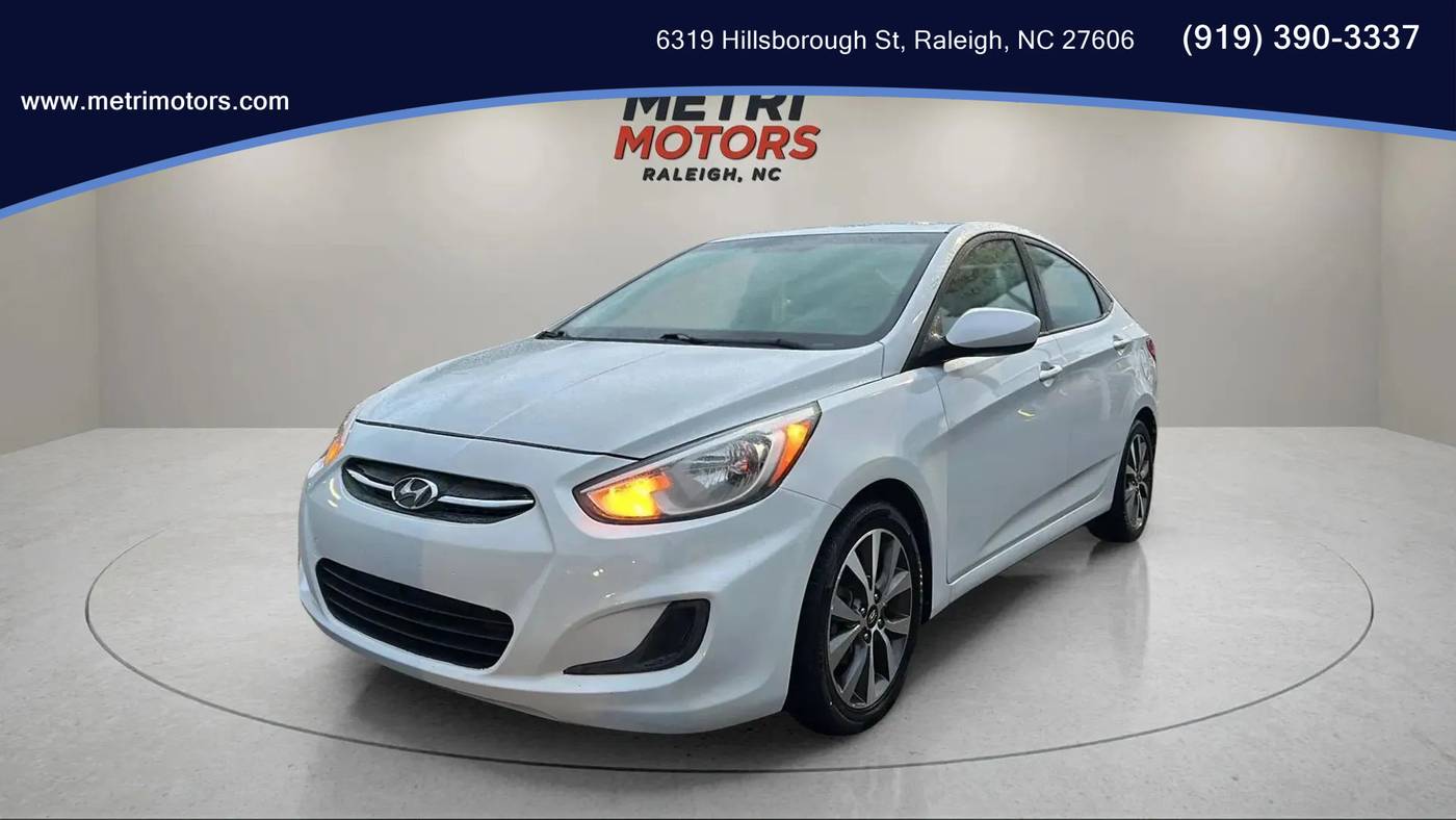 2017 Hyundai Accent Value Edition — Sedan — 105,088 mi — Raleigh, NC