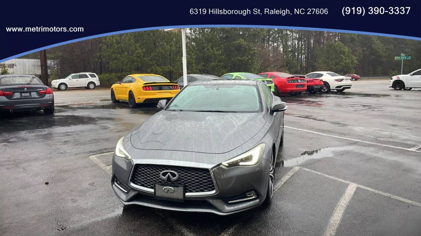 2018 INFINITI Q60 3.0t LUXE — Coupe — 86,594 mi — Raleigh, NC