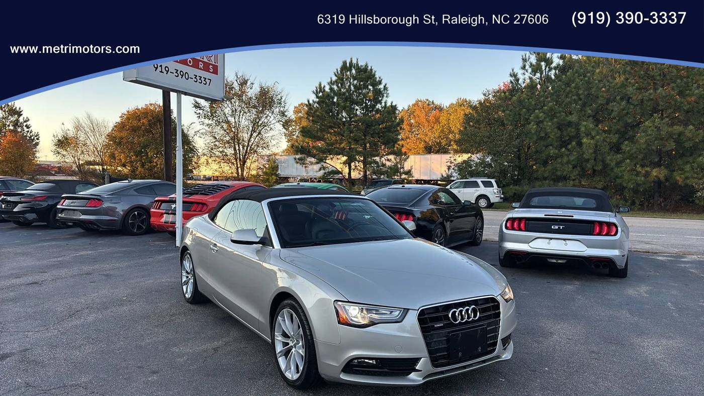 2013 Audi A5 Premium Plus — Convertible — 118,766 mi — Raleigh, NC
