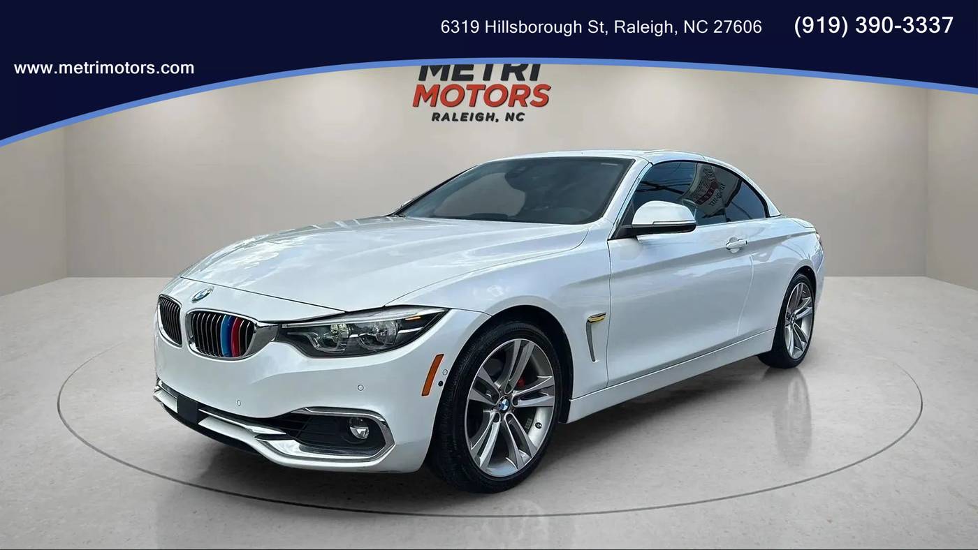 2018 BMW 4 Series 430i — Convertible — 85,262 mi — Raleigh, NC