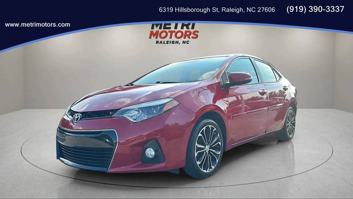 2014 Toyota Corolla S Plus — Sedan — 91,687 mi — Raleigh, NC