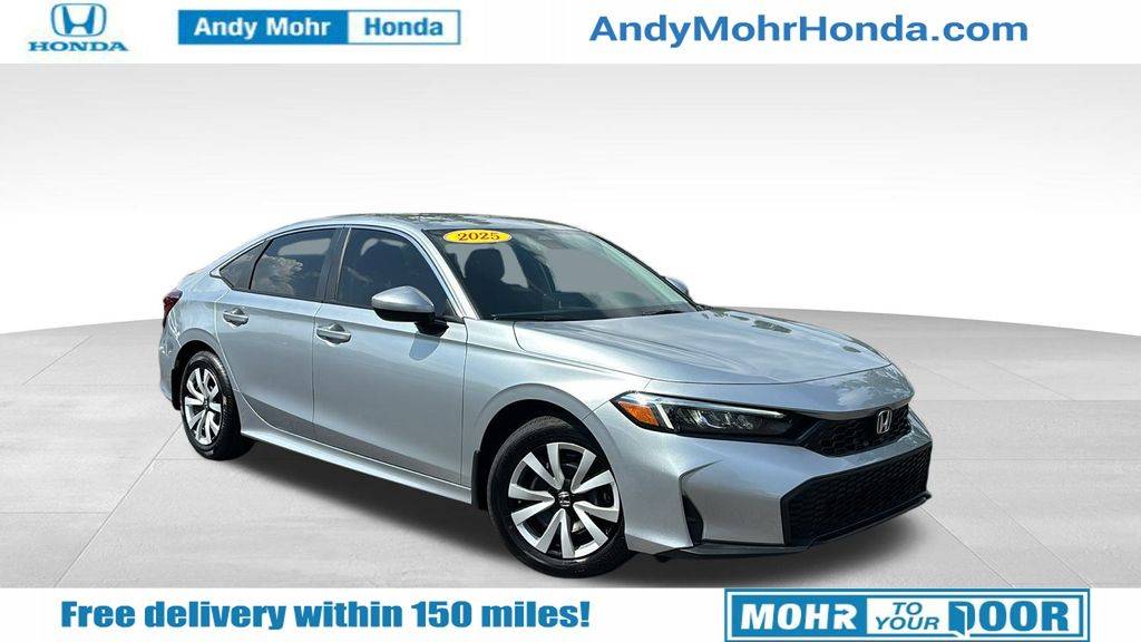 2025 Honda Civic LX — Sedan — 771 mi — Bloomington, IN