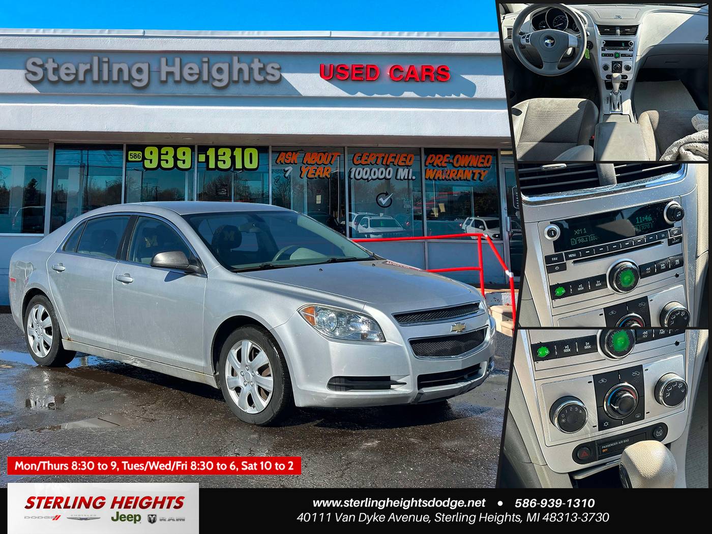 2011 Chevrolet Malibu LS — Sedan — 105,461 mi — Sterling Heights, MI