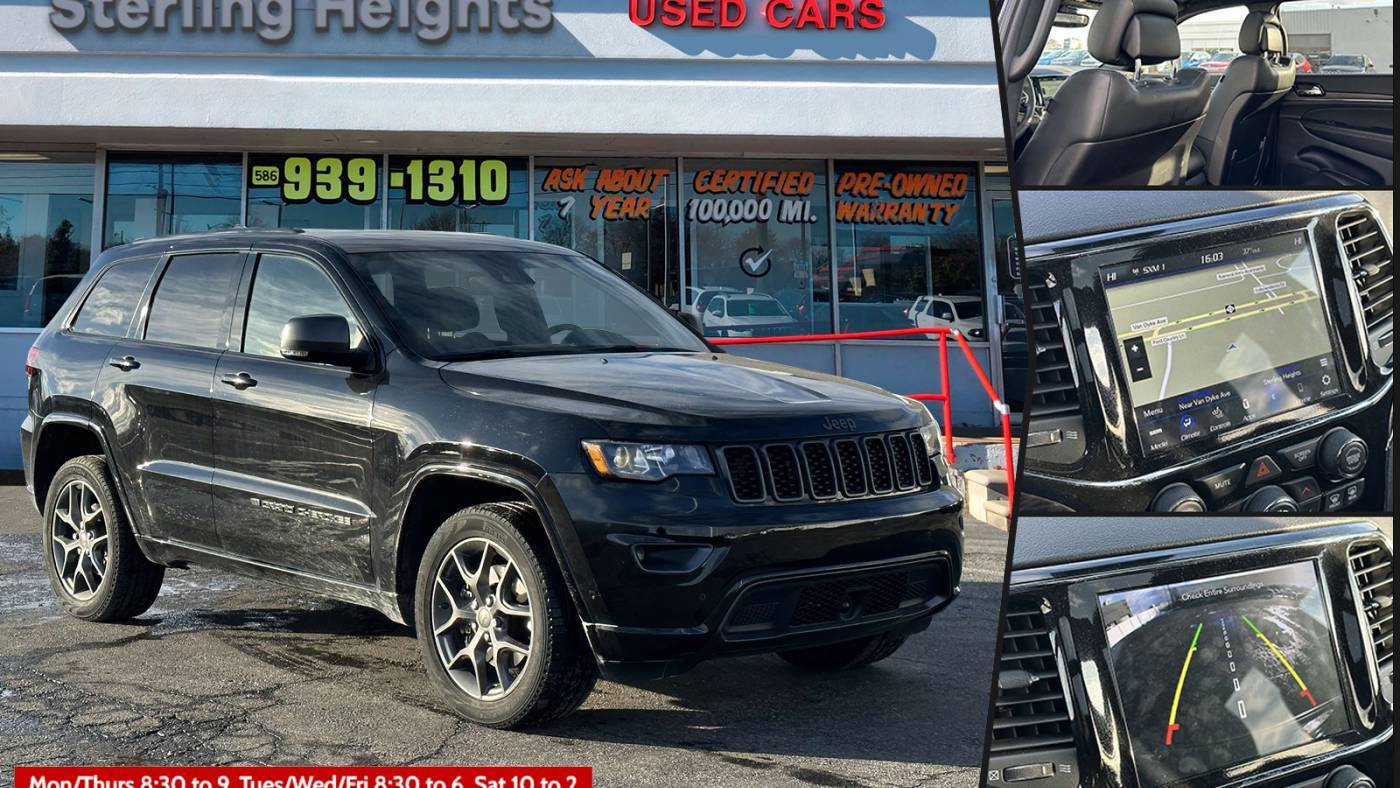 2021 Jeep Grand Cherokee WK 80th Anniversary — SUV — 18,127 mi — Sterling Heights, MI