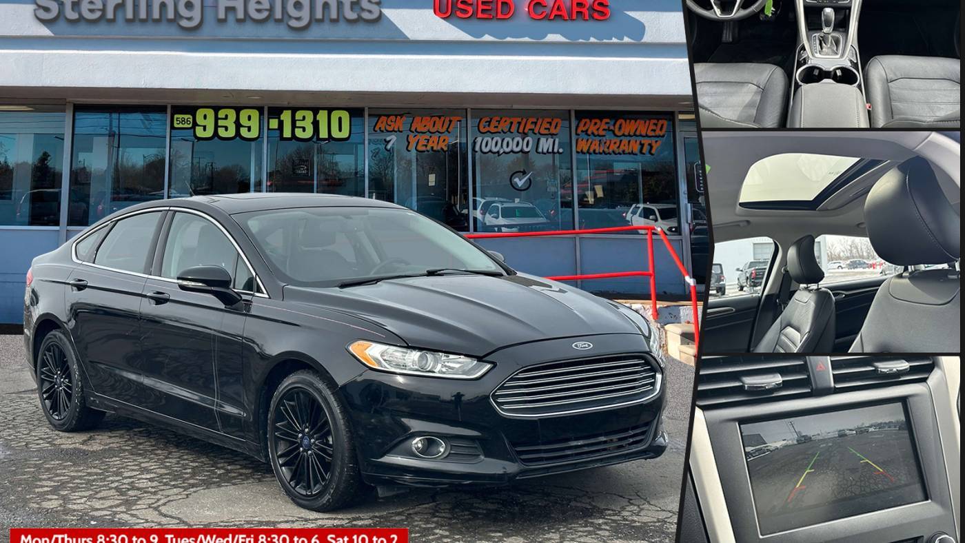 2016 Ford Fusion SE — Sedan — 76,538 mi — Sterling Heights, MI
