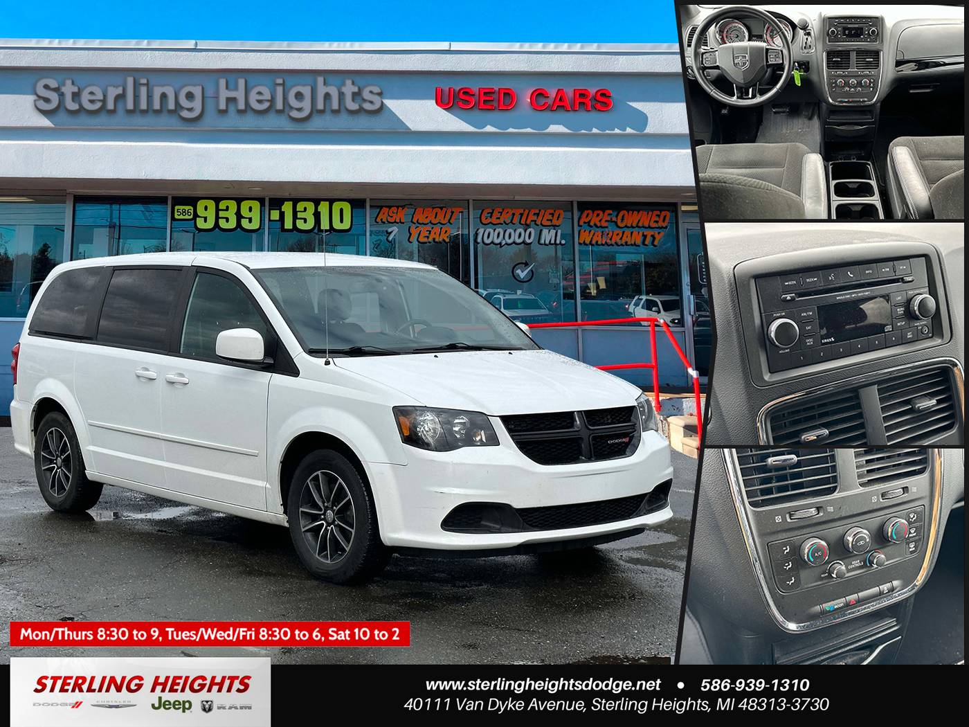 2016 Dodge Grand Caravan SE Plus — Minivan — 70,743 mi — Sterling Heights, MI