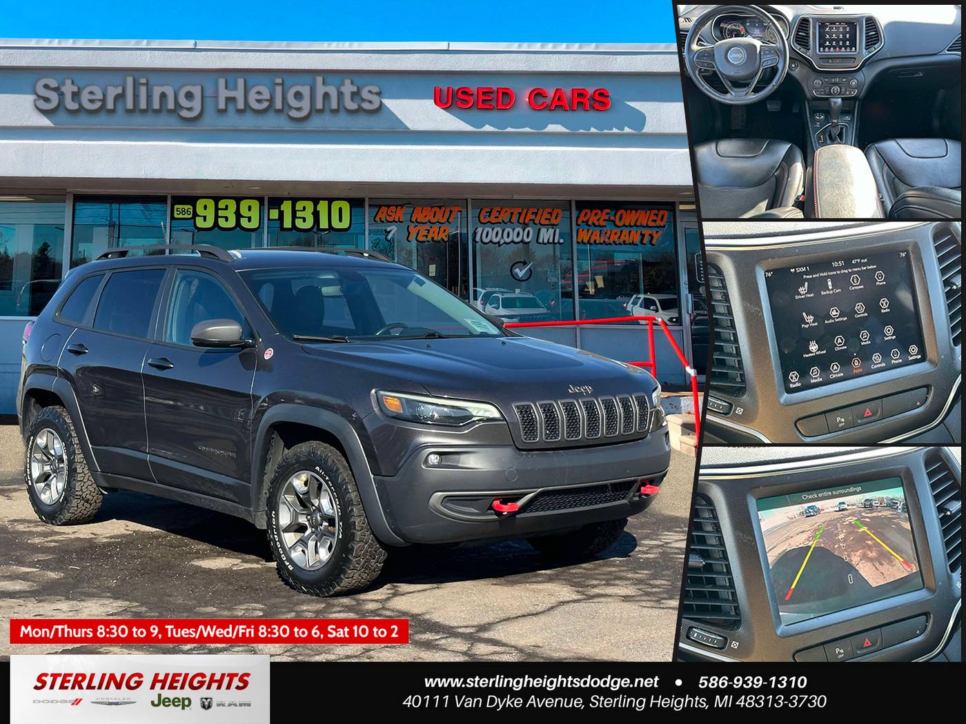 2019 Jeep Cherokee Trailhawk — SUV — 121,290 mi — Sterling Heights, MI