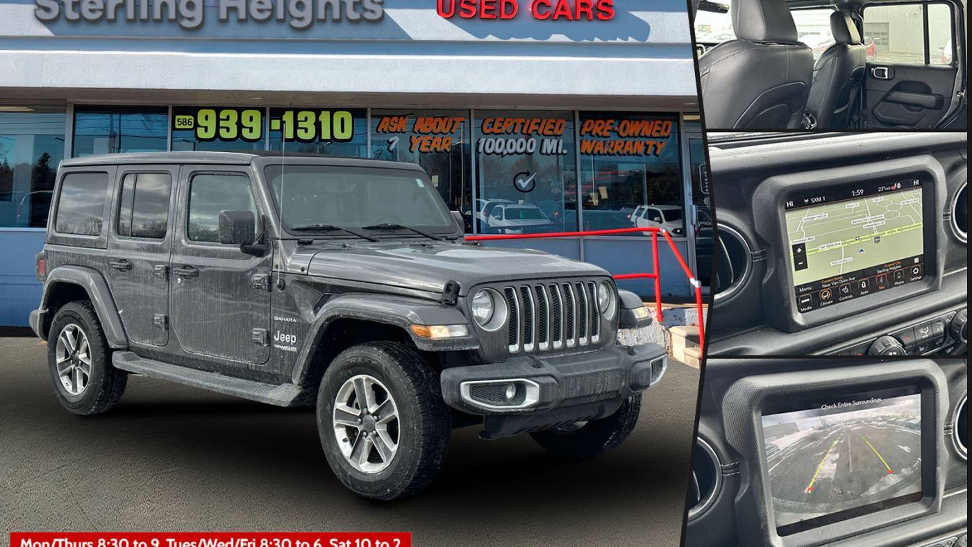 2020 Jeep Wrangler Sahara — SUV — 68,096 mi — Sterling Heights, MI