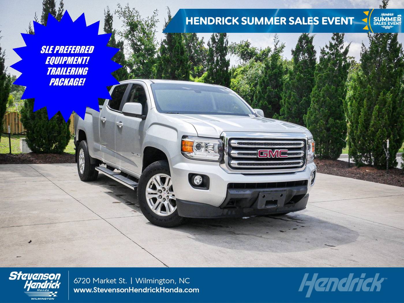 2019 GMC Canyon SLE — Pickup Truck — 36,855 mi — Wilmington, NC