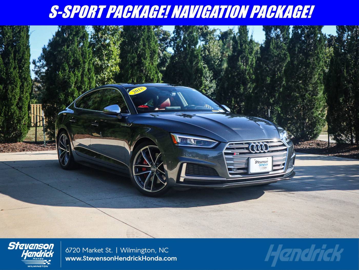 2018 Audi S5 Premium Plus — Hatchback — 65,873 mi — Wilmington, NC