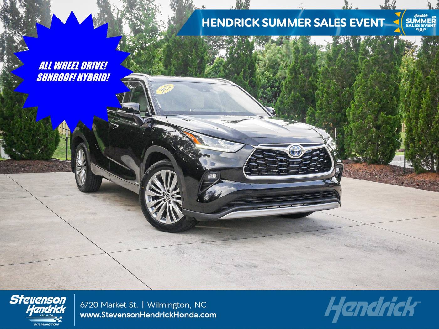2022 Toyota Highlander Hybrid Platinum — SUV — 31,167 mi — Wilmington, NC