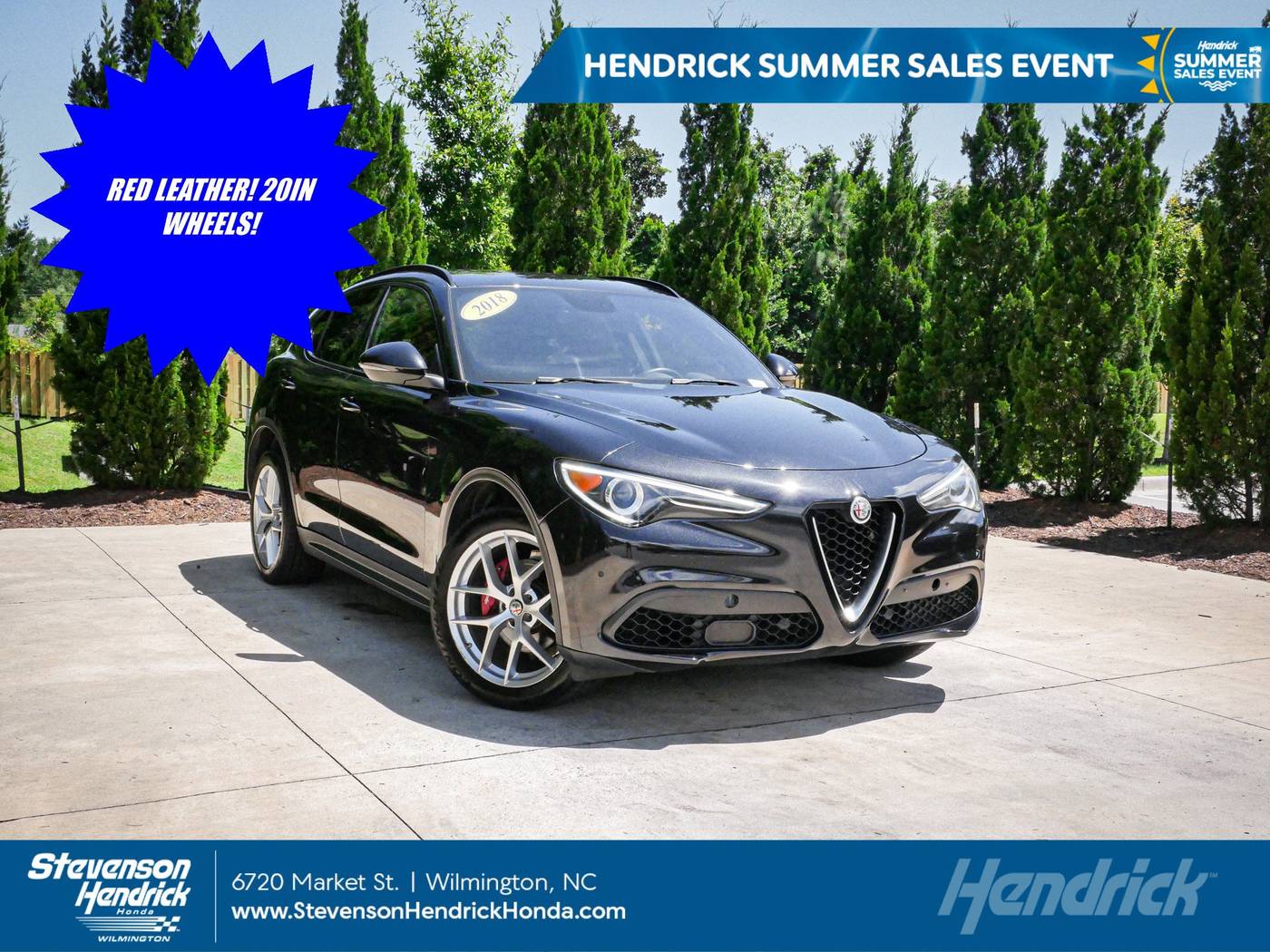 2018 Alfa Romeo Stelvio Ti Sport — SUV — 56,530 mi — Wilmington, NC