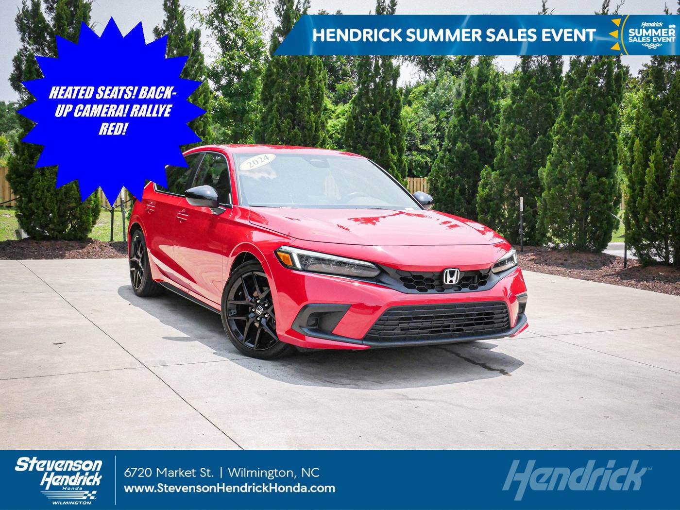 2024 Honda Civic Sport — Hatchback — 25,730 mi — Wilmington, NC