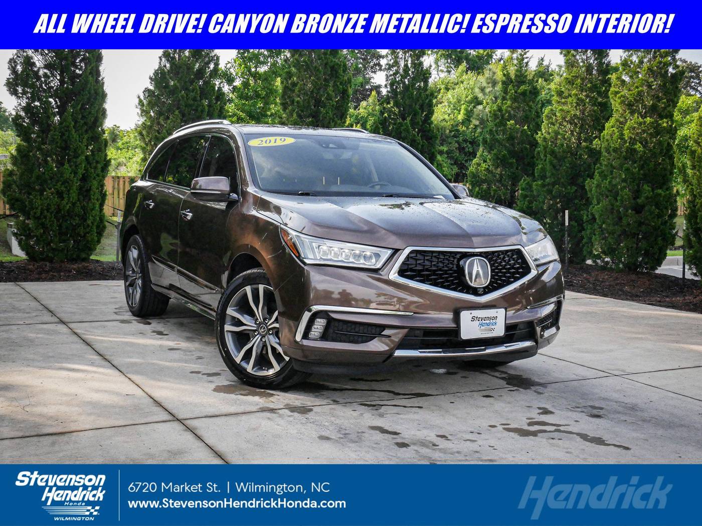 2019 Acura MDX Advance Package — SUV — 74,450 mi — Wilmington, NC