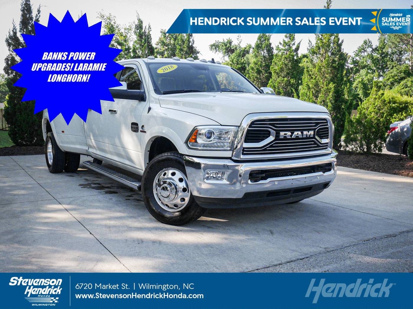 2018 Ram 3500 Laramie Longhorn — Pickup Truck — 95,092 mi — Wilmington, NC