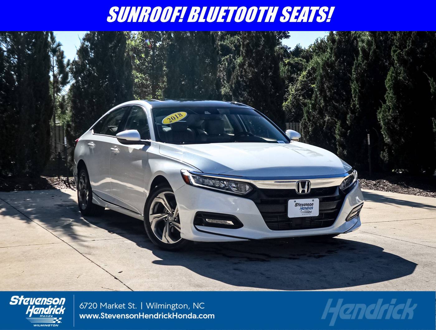 2018 Honda Accord EX-L — Sedan — 56,452 mi — Wilmington, NC