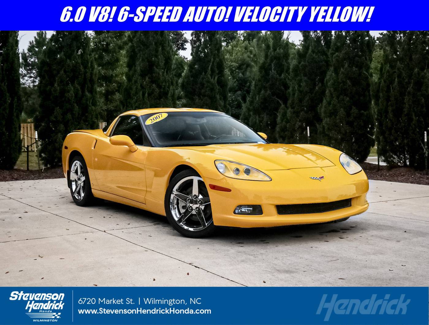 2007 Chevrolet Corvette Base — Coupe — 45,125 mi — Wilmington, NC