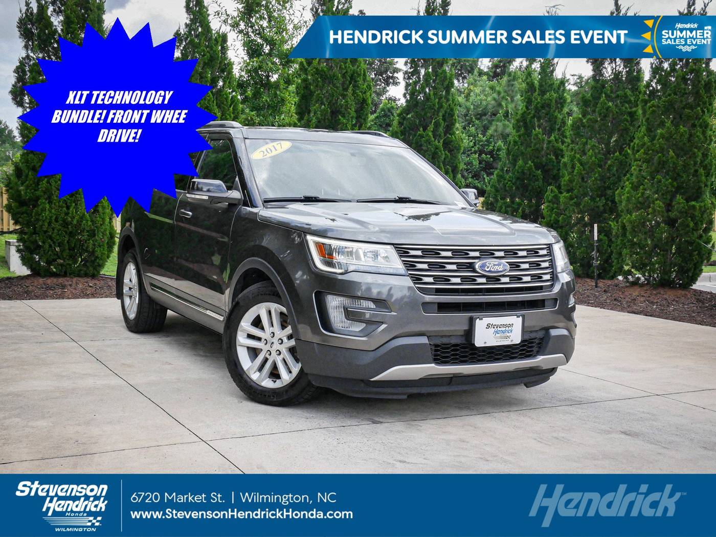 2017 Ford Explorer XLT — SUV — 118,117 mi — Wilmington, NC