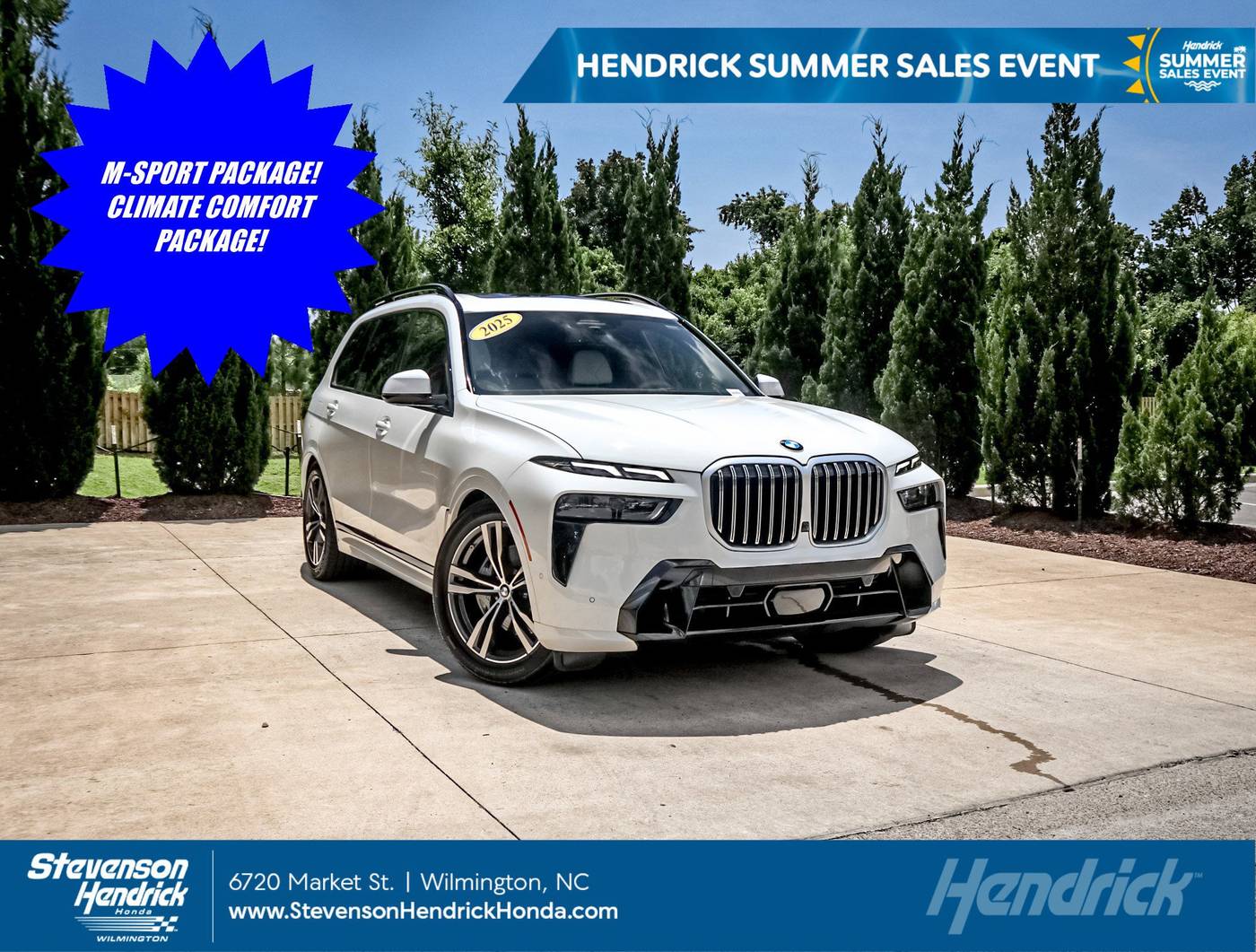 2025 BMW X7 40i — SUV — 10,761 mi — Wilmington, NC