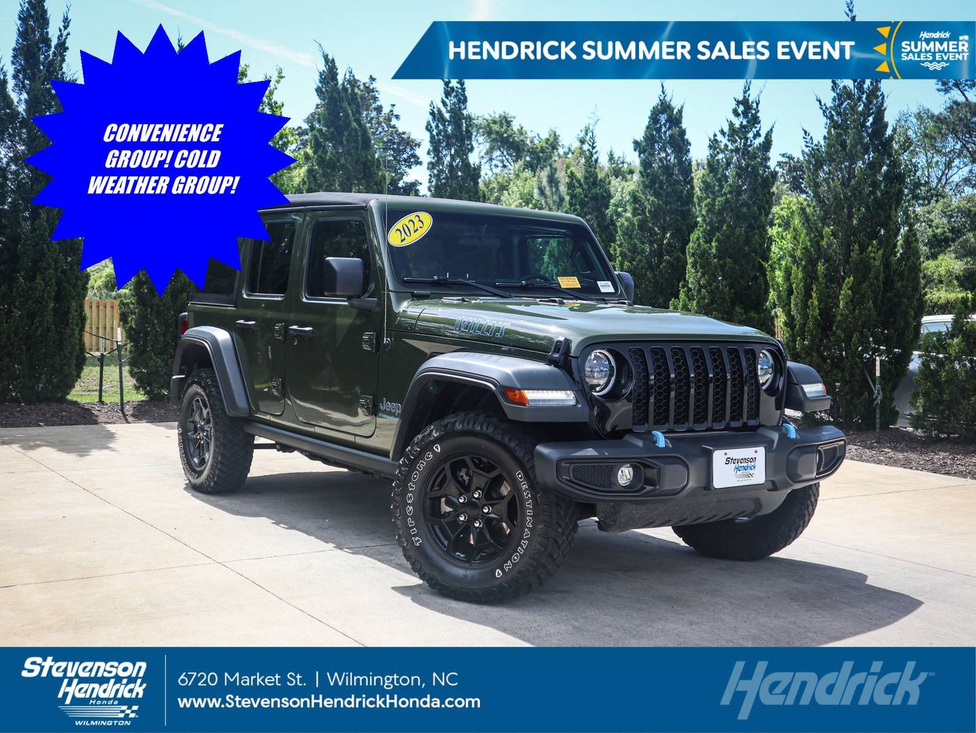 2023 Jeep Wrangler 4xe — SUV — 23,224 mi — Wilmington, NC