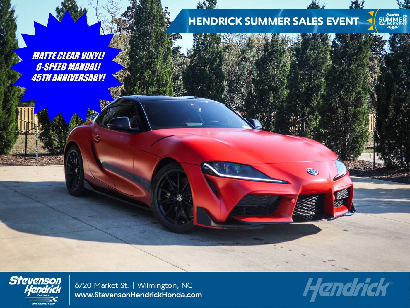 2024 Toyota GR Supra 45th Anniversary Edition — Coupe — 1,816 mi — Wilmington, NC