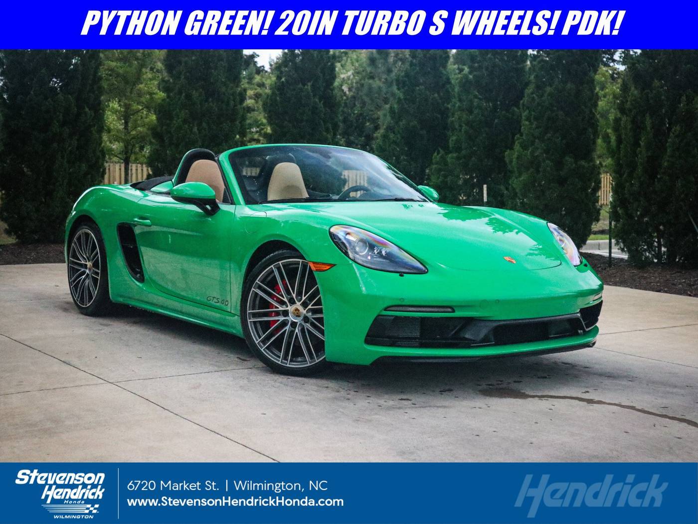 2022 Porsche 718 Boxster GTS — Convertible — 3,662 mi — Wilmington, NC