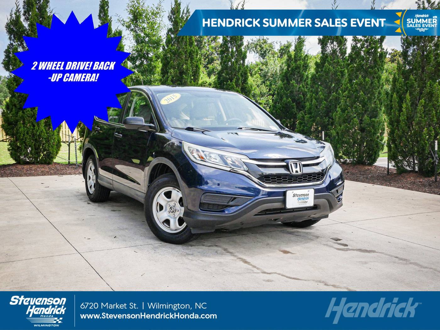 2015 Honda CR-V LX — SUV — 68,722 mi — Wilmington, NC