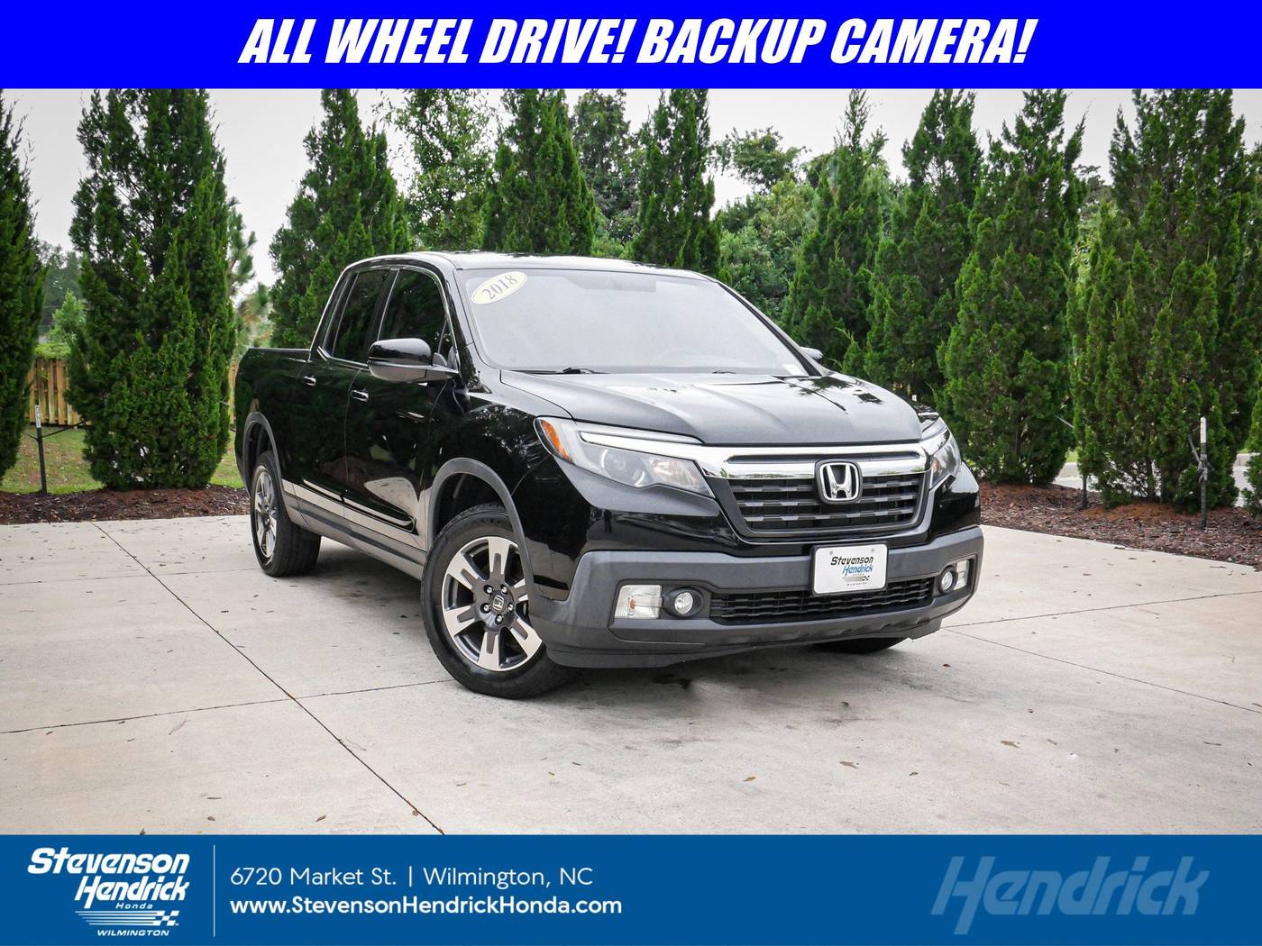 2018 Honda Ridgeline RTL — Pickup Truck — 27,376 mi — Wilmington, NC