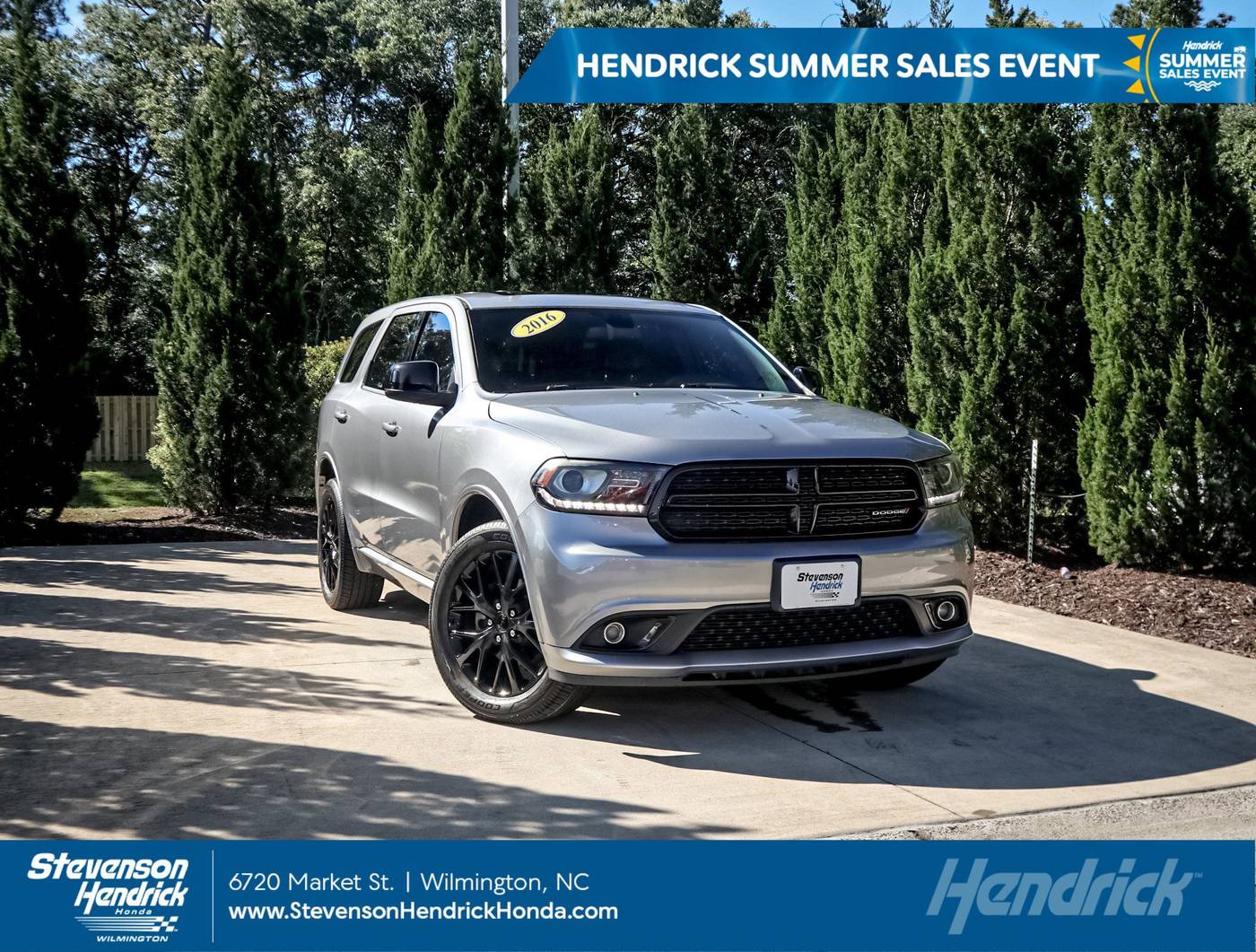 2016 Dodge Durango SXT — SUV — 123,637 mi — Wilmington, NC