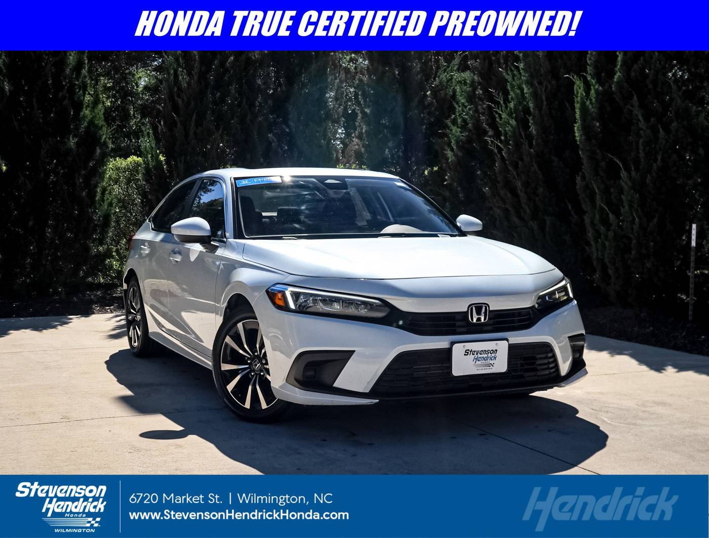 2022 Honda Civic EX — Sedan — 58,731 mi — Wilmington, NC