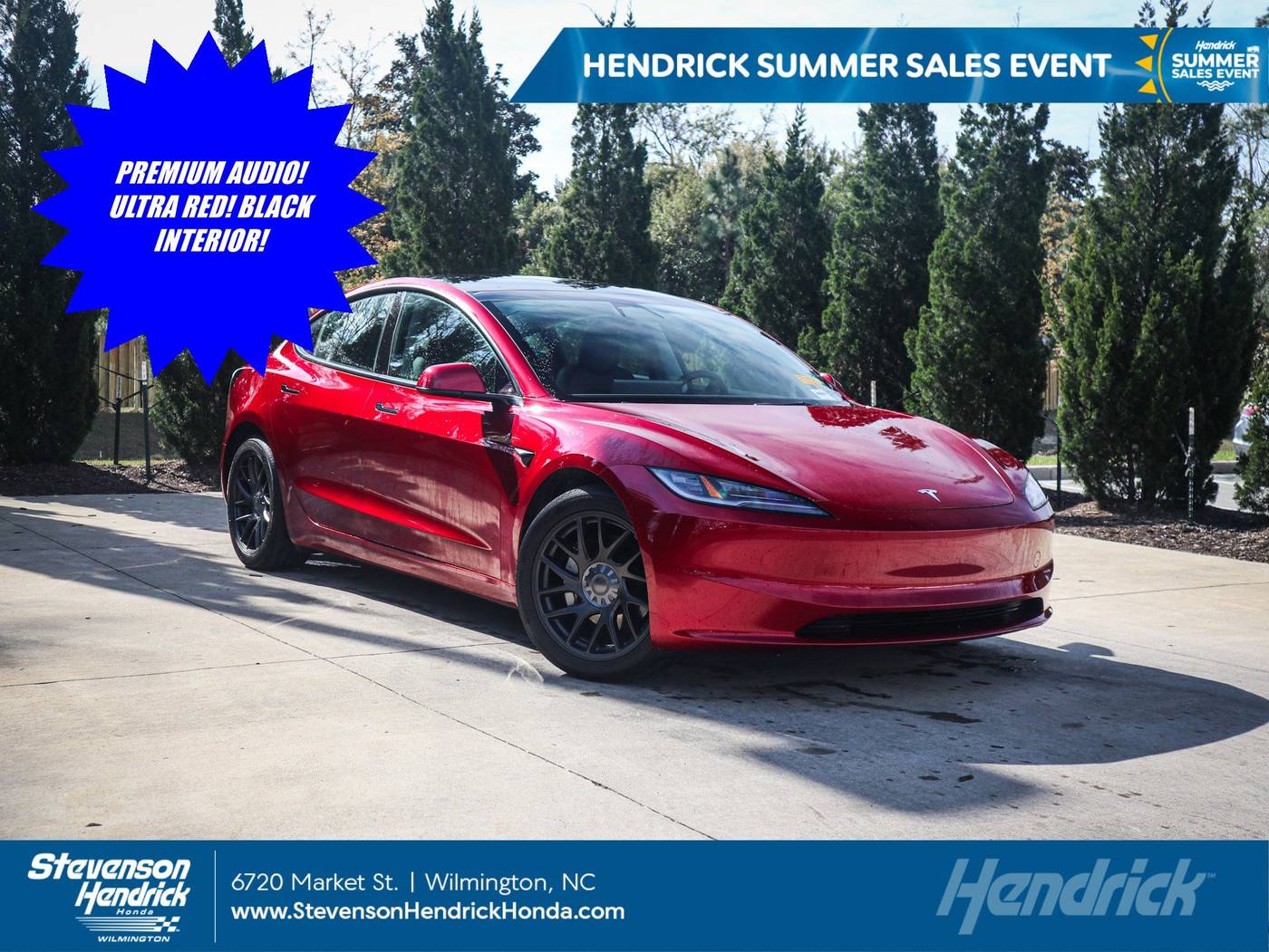 2024 Tesla Model 3 Long Range — Sedan — 8,608 mi — Wilmington, NC