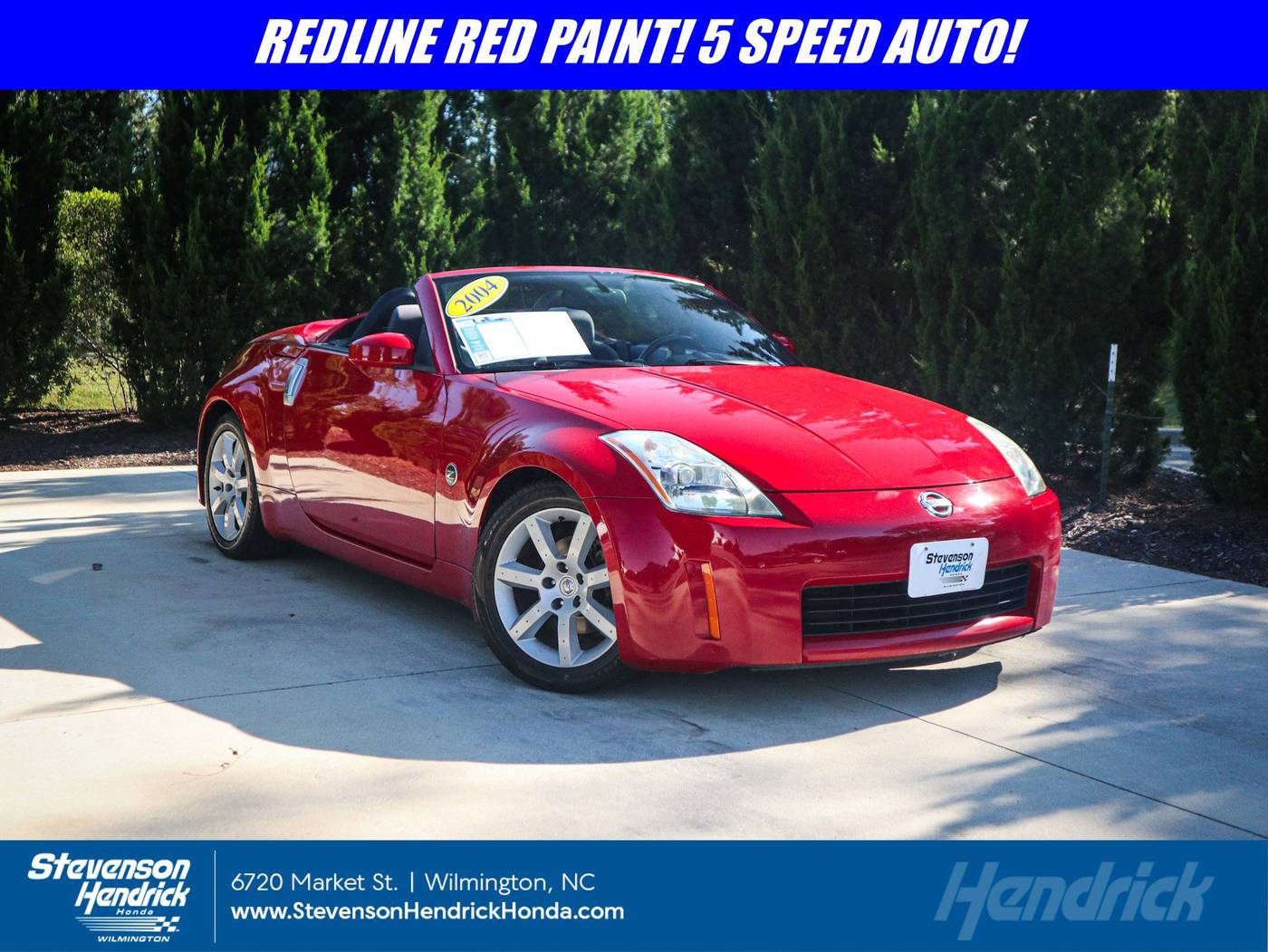 2004 Nissan 350Z Enthusiast — Convertible — 62,245 mi — Wilmington, NC