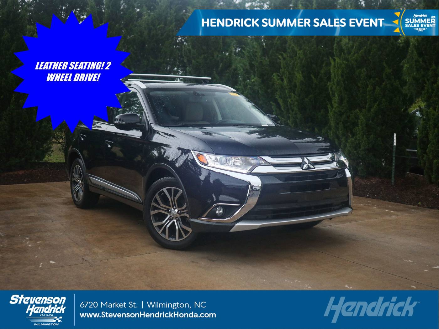 2017 Mitsubishi Outlander SEL — SUV — 64,057 mi — Wilmington, NC