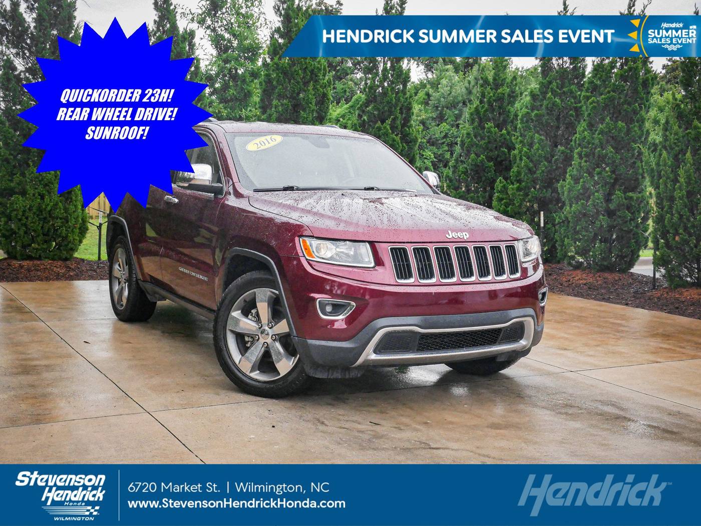 2016 Jeep Grand Cherokee Limited — SUV — 103,055 mi — Wilmington, NC