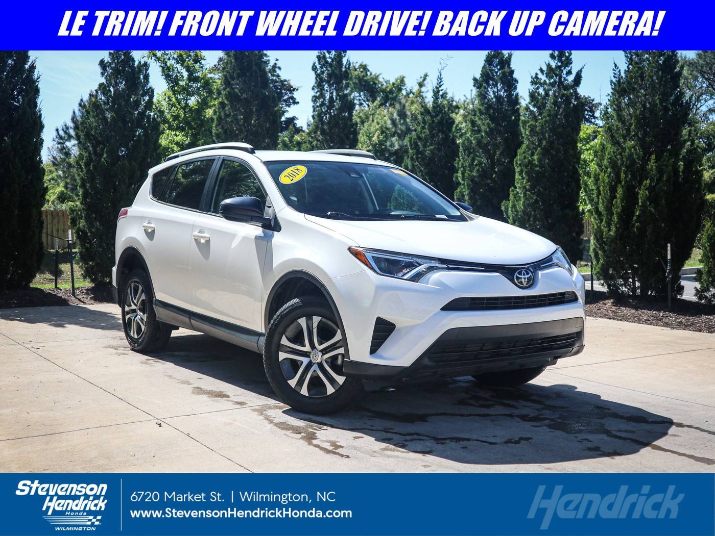 2018 Toyota RAV4 LE — SUV — 77,501 mi — Wilmington, NC