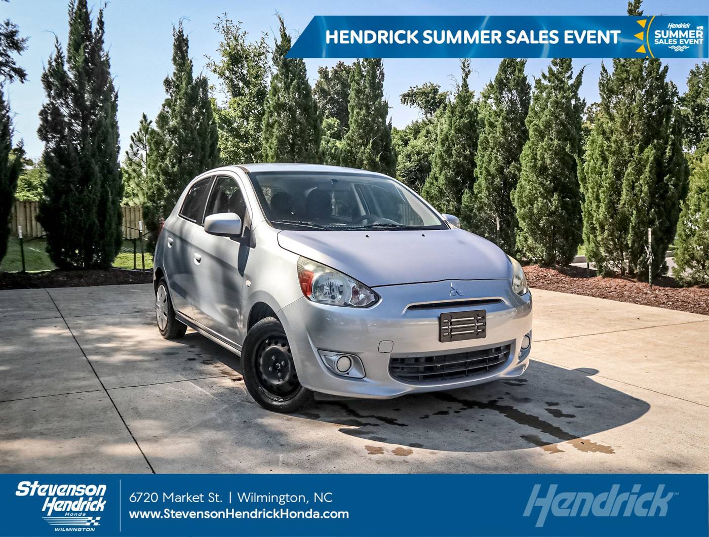 2015 Mitsubishi Mirage DE — Hatchback — 83,395 mi — Wilmington, NC