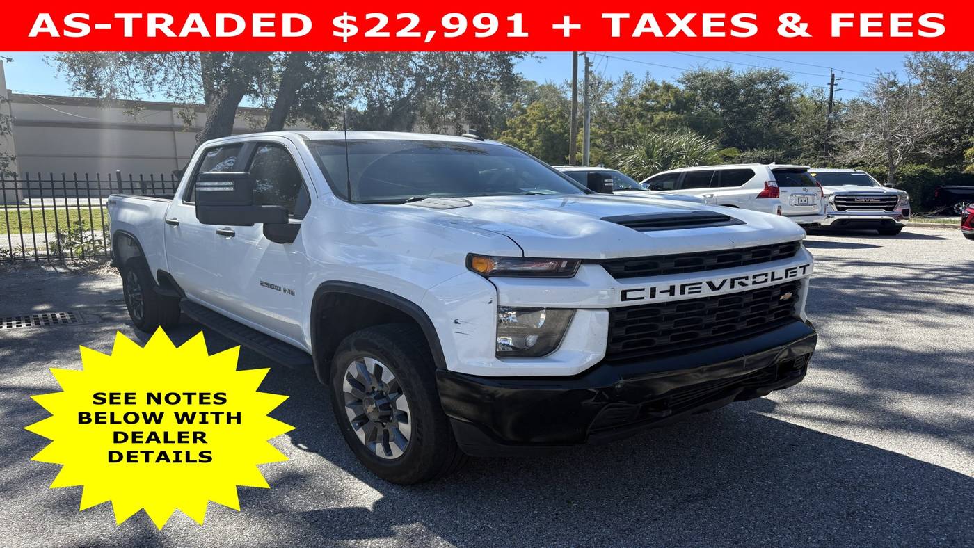 2021 Chevrolet Silverado 2500HD Custom — Pickup Truck — 160,893 mi — Sarasota, FL