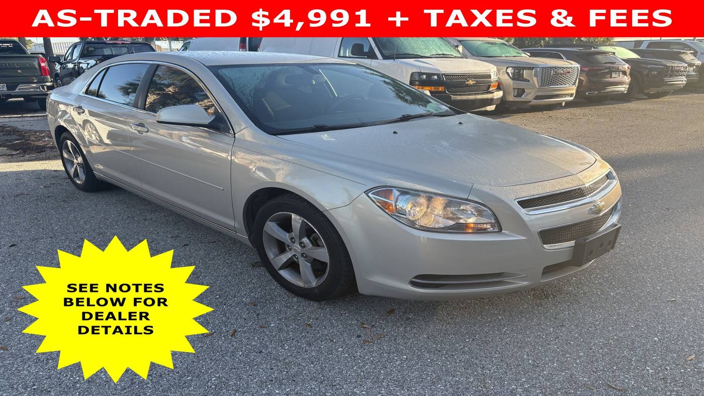 2011 Chevrolet Malibu LT — Sedan — 75,865 mi — Sarasota, FL