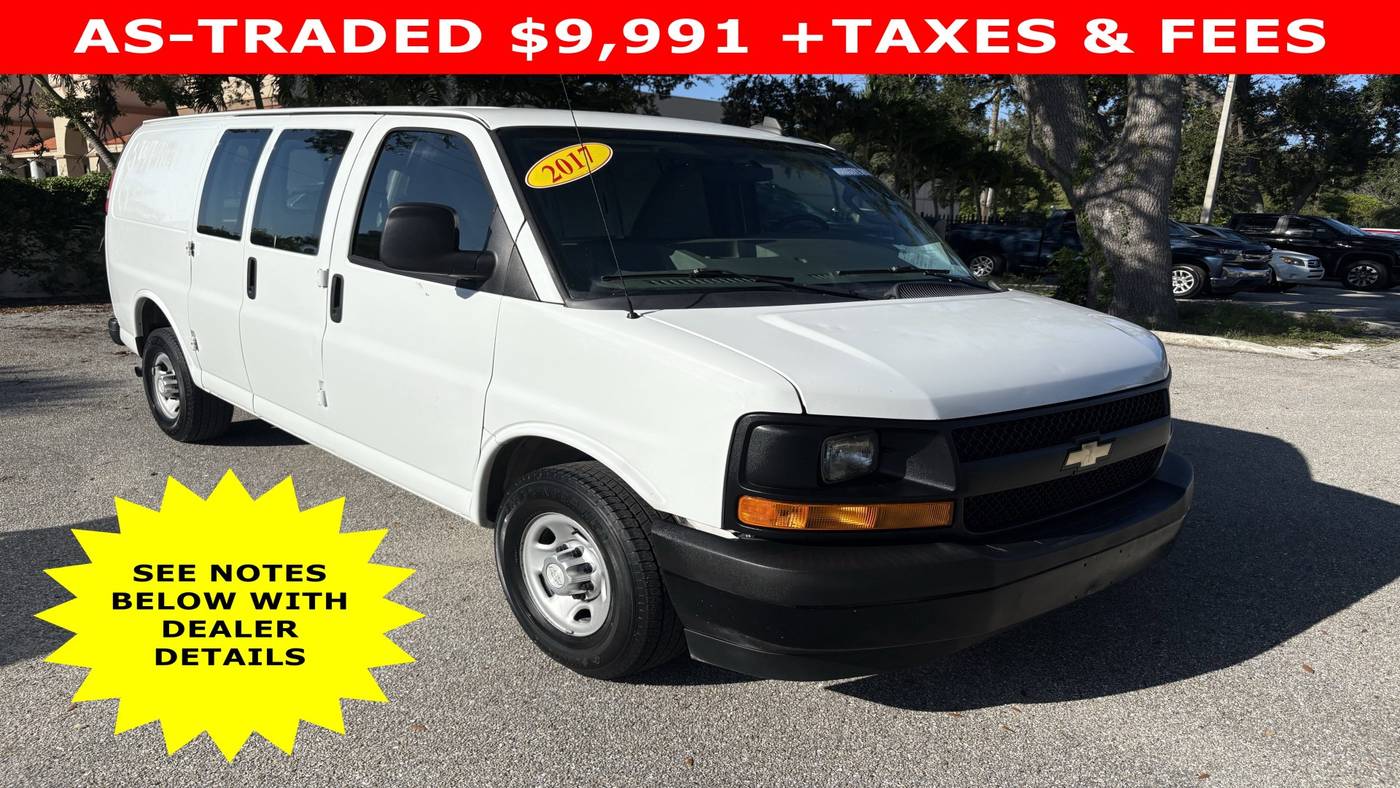 2017 Chevrolet Express Cargo Van Base — Cargo Van — 138,240 mi — Sarasota, FL