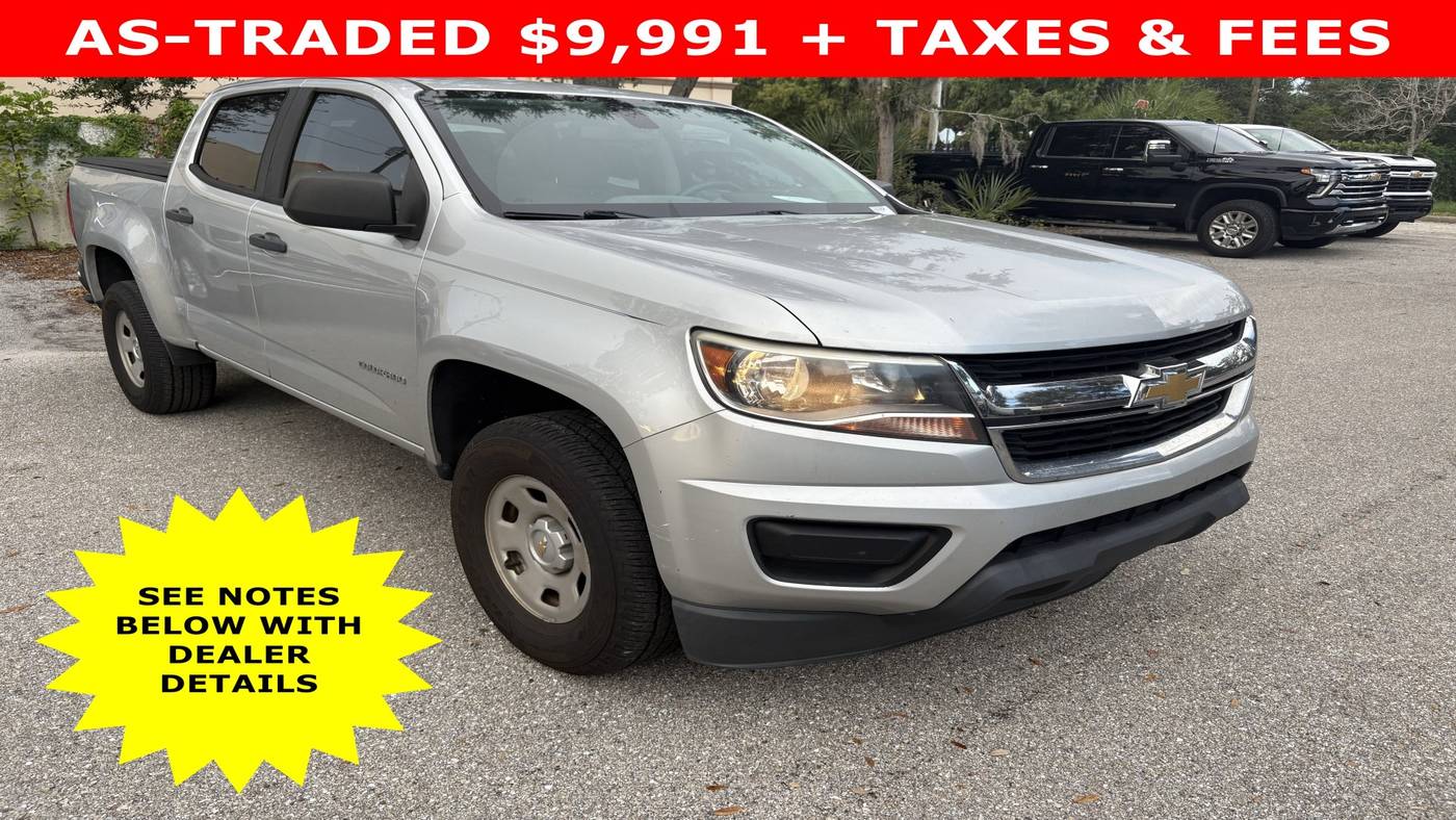 2018 Chevrolet Colorado WT — Pickup Truck — 157,301 mi — Sarasota, FL