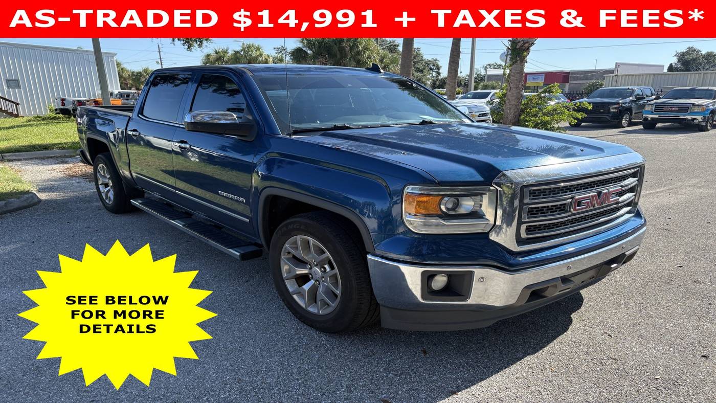 2015 GMC Sierra 1500 SLT — Pickup Truck — 171,490 mi — Sarasota, FL