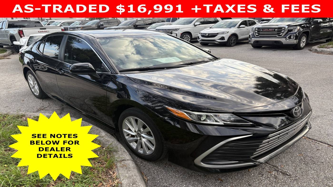 2021 Toyota Camry LE — Sedan — 71,385 mi — Sarasota, FL