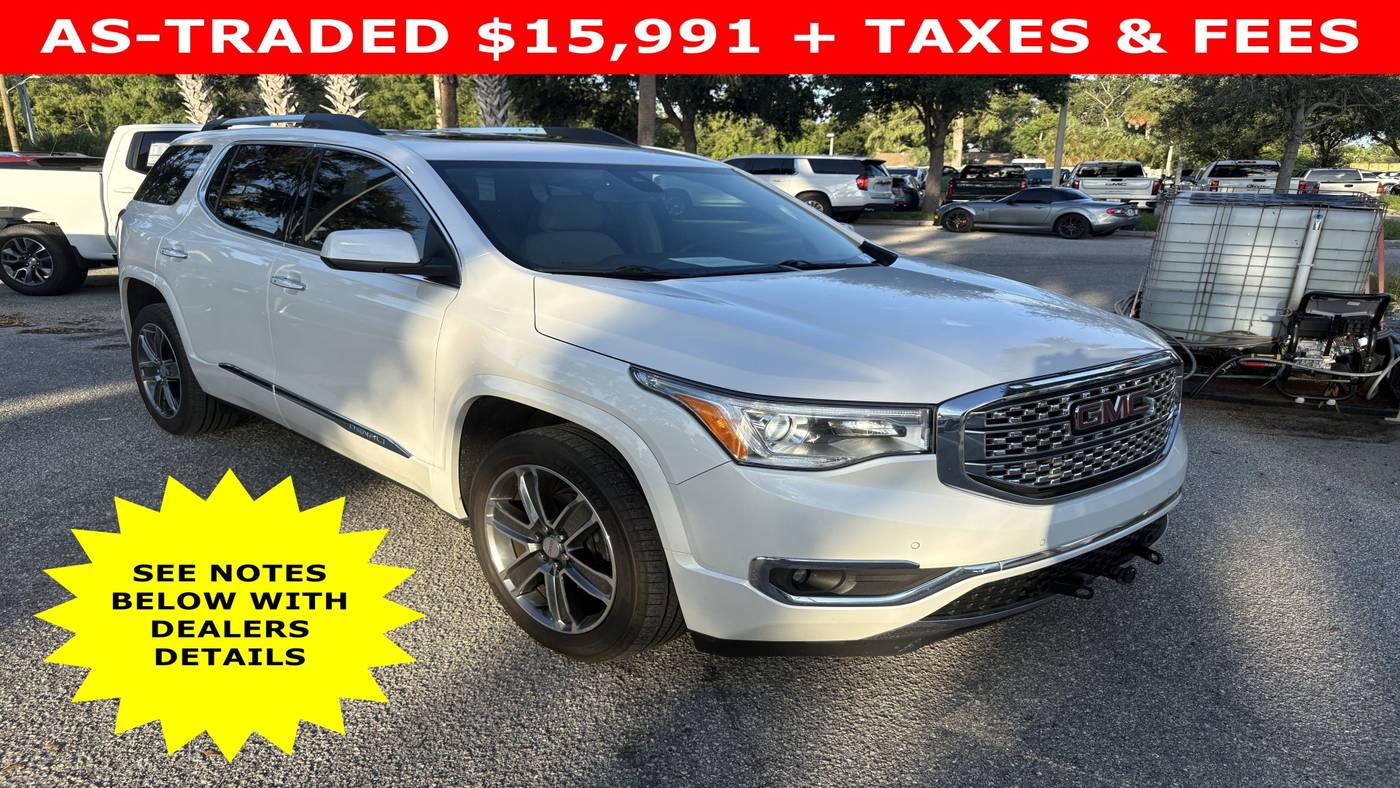 2017 GMC Acadia Denali — SUV — 66,212 mi — Sarasota, FL