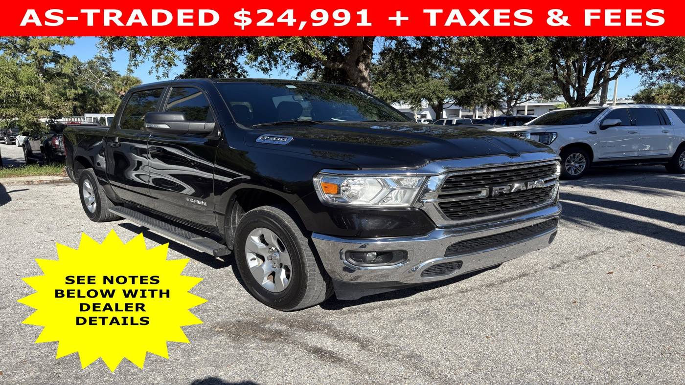 2022 Ram 1500 Big Horn — Pickup Truck — 142,748 mi — Sarasota, FL