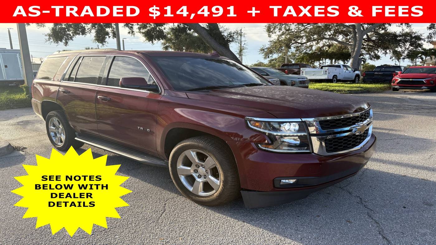 2017 Chevrolet Tahoe LT — SUV — 145,438 mi — Sarasota, FL