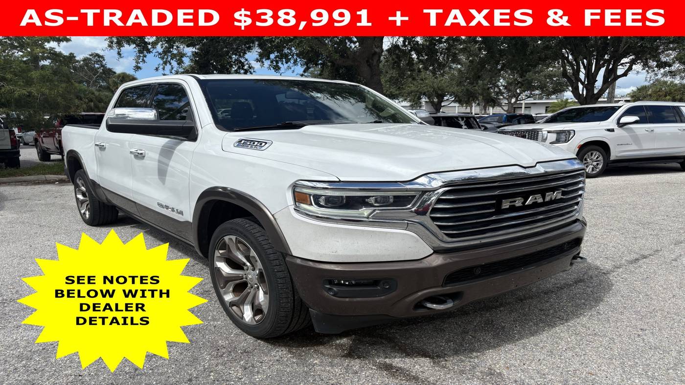 2020 Ram 1500 Longhorn — Pickup Truck — 26,008 mi — Sarasota, FL