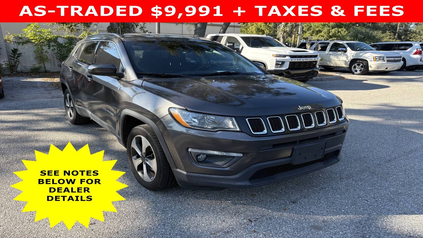 2017 Jeep Compass Latitude — SUV — 114,436 mi — Sarasota, FL