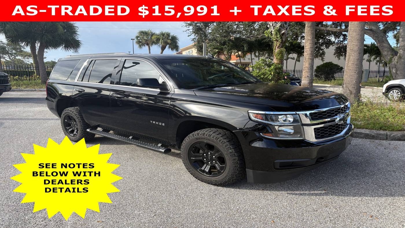 2019 Chevrolet Tahoe LS — SUV — 121,300 mi — Sarasota, FL