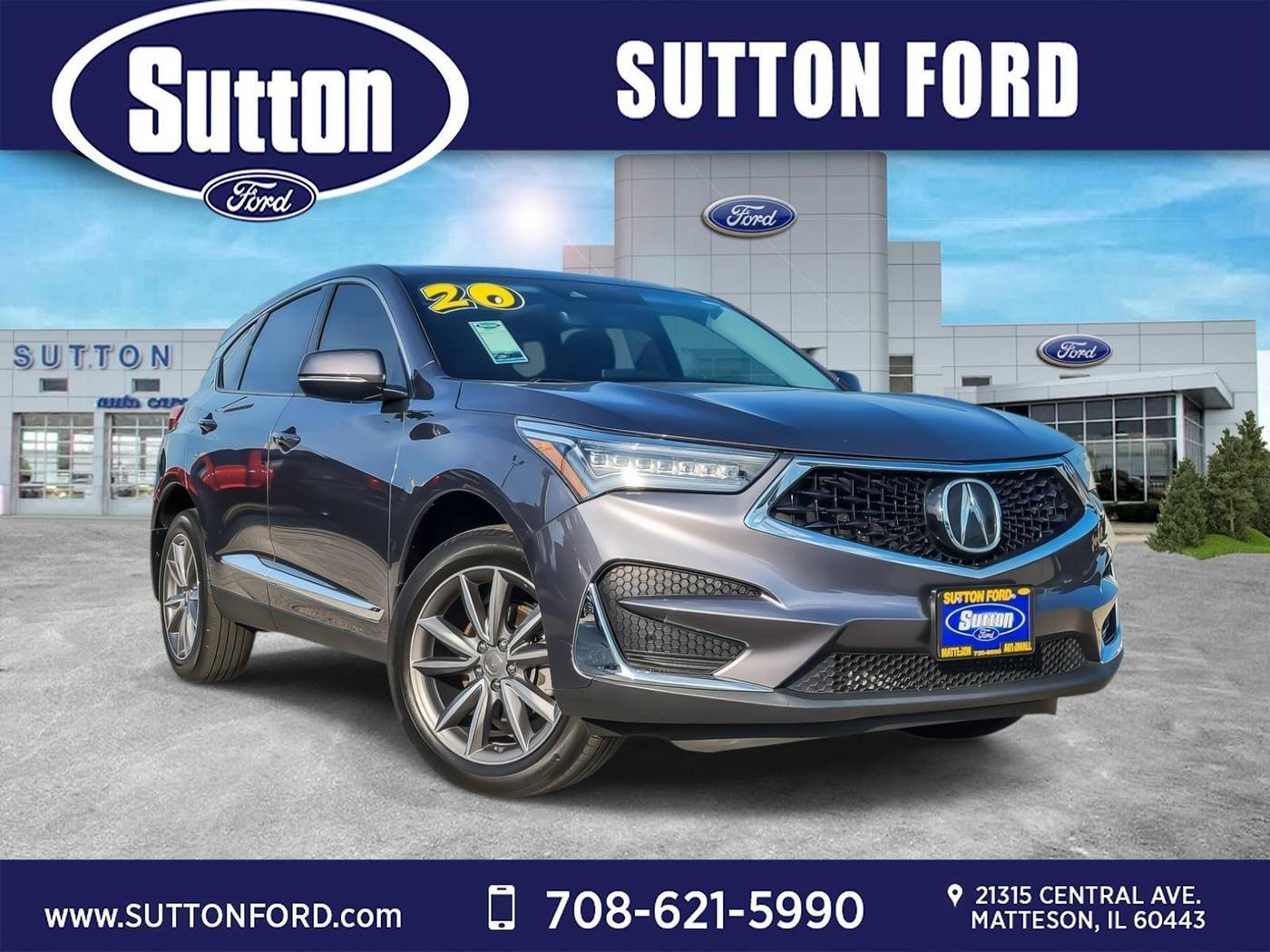 2020 Acura RDX Technology Package — SUV — 64,691 mi — Matteson, IL