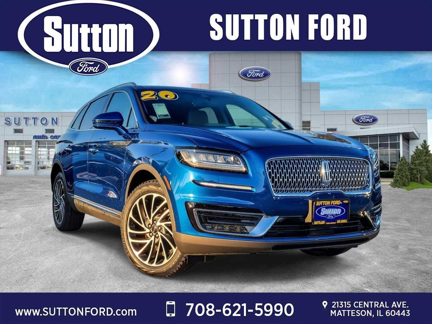 2020 Lincoln Nautilus Reserve — SUV — 39,530 mi — Matteson, IL